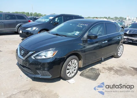 2017 Nissan Sentra S z USA, uszkodzony, nr VIN 3N1AB7APXHY276399